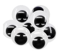 TOAOB 8pcs Large Googly Eyes Self Adhesive 75mm Stick Round Black White | Craft Eyes, Plastic for Doll Making, DIY Crafts Plush