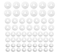 TOAOB 90 pcs Safety Eyes Backs 12 mm to 20 mm Plastic Washers for Safety Eyes and Noses Doll Accessories Washers for Stuffed Animals Amigurumis Crochet Bears Doll Making