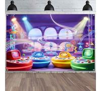 TOAOFY 7×5ft Elements Magic Portal Backdrop, Psychedelic Fantasy Background, Kids Birthday Party Decoration TAYTKSJ004