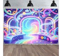 TOAOFY 7×5ft Fantasy Elemental Portal Backdrop, Psychedelic Fantasy Background, Birthday Photo Booth Photography Decoration TAYTKSJ003