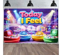 TOAOFY 7×5ft Today I Feel Theme Party Backdrop, Elements Magic Portal Backdrop, Birthday Photo Booth Photography Decoration TAYTKSJ005