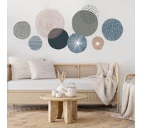 TOARTi Boho Modern Abstract Wall Art Decals Simple Color Wall Stickers Living Room Nursery Kids Bedroom Wall Decor