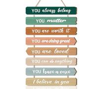 TOARTi Inspirational Wall Art Sign Encouraging Quotes - You Always Belong for Nursery Kids
