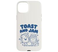 Toast And Jam Butter Together Funny Food Lover Pun Case for iPhone 15 Plus