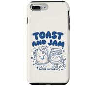 Toast And Jam Butter Together Funny Food Lover Pun Case for iPhone 7 Plus/8 Plus