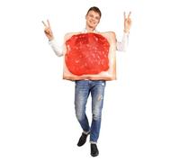 Toast Bread Cosplay Costume Peanut Butter Jam Costume Funny Food Outfit Breakfast Couples Fancy Dress for Party
