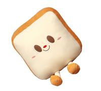 Toast Bread Pillow - Plush PP Cotton 30cm | Toast Bread Plush Toy | Fun Food Plushs Pillow | Hamburger Chicken Leg Breads Toy For Kids Adults Home Decor Nap Cushion And Gift