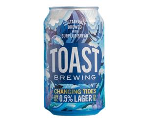 Toast Brewing Changing Tides - Non Alcoholic Lager