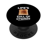 Toast Crumbs Apparel Bread Avocado Jelly Peanut Butter PopSockets Adhesive PopGrip
