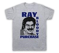 Toast London Ray Bloody Purchase Mens T-Shirt, Light Grey, 2XL