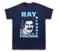 Toast London Ray Bloody Purchase Mens T-Shirt, Navy Blue, Large