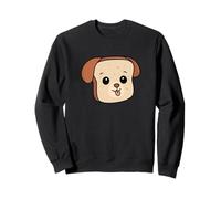 Toast Puppy Cute Breakfast Dog Pun Art Cozy Morning Fun Pup Sweatshirt