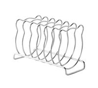 Toast Rack Toast Rack Serving Air Fryer Accessories Home Use Baking for Dining Table Storage 6 Slice Slot Bread Stand Stainless Steel