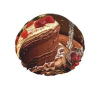 Toast To Your Birthday Double Layered Shower Cap For Women Reusable Suitable For Bathing Spa