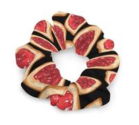 Toast with Jam Fashion Hair Bands Scrunchies for Women Soft Elastic Hair Ties Accessories