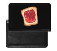 Toast with Jam Slim Passport Holder Credit Card Cover Travel Essentials Wallet