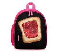 Toast with Jam Small Backpack Cute Mini Shoulder Bag 12.6 × 9.4 × 5.9 Inches Daypack