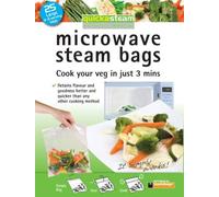 Toastabags 90 25 Large 3-6 Serving Quickasteam Microwave Steam Cooking Bags- Pack of 3