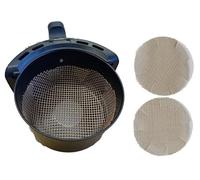 Toastabags Air Fryer Mesh Liner, Up to 5L Basket Compatible, Reusable Non-Stick, 2-Pack