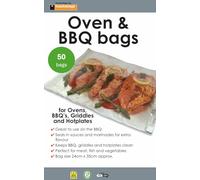 Toastabags Large Oven & BBQ Bags - 50 Pack | Heavy Duty, Heat Resistant Cooking Bags for Roasting, Grilling & Food Storage | Non-Stick, Leak-Proof, Mess Free