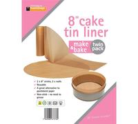 Toastabags Cake Tin Liner 8in - 2 Pack, Gold