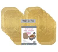 Toastabags Reusable Loaf Tin Liners (10 Pack) - Non-Stick Bread Pan Liners Suitable for 1lb and 2lb tins - Heat Resistant, BPA-Free Baking Mats for Bread, Banana Bread, Sourdough & Meatloaf