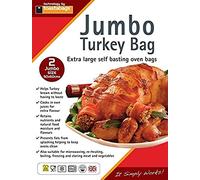 Toastabags Roasting Bags, Transparent, 45 x 55 cm, Pack of 2