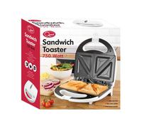Toasted Sandwich Maker, cheese toasties, non-stick, 2 sandwiches, non-slip feet