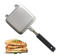 Toasted Sandwich Maker - Panini Press or Grilled Cheese Maker -Stove Top Toastie Non-Stick Ideal for Indoors and Outdoors by Jean Patrique