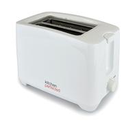 Kitchen Perfected® 2 Slice Extra Wide Slot Toaster - 750W - 7 Browning Levels - High Lift Eject Function - Centralisation for Even Cooking - Removable Crumb Tray - E2020WH - White