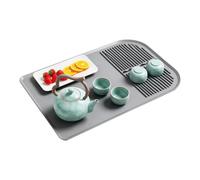 Toaster and Coffee Machine Mat - 24x16 Inch Silicone Countertop Pad | Silicone Material Featuring Heat Protection And Crumb Collection For Toasters Kettles Air Fryers And Kitchen Countertops