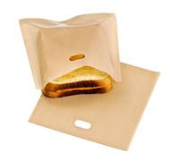Toaster Bags Non-Stick Up To 100 Uses Reusable Kitchen Cooking Accessory 2pcs