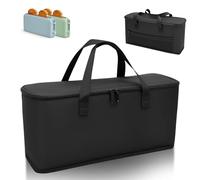 Toaster Carrying Bag Carrying Bag Compatible with Bella 2 Slice Slim Toaster Portable Toasters Travel Carrier Bags with Handle and Side Pocket Aluminum Foil Lining