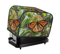 Toaster Cover 2 Slice Appliance Cover Toaster Dust Cover Monarch butterflies Toaster Cover Super Soft Kitchen Small Dust Covers Bread Machine Covers with Pockets 29 cm x 20 cm x 19 cm