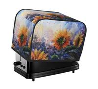 Toaster Cover 4 Slice with Sunflower Pattern Bakeware Protection TC048