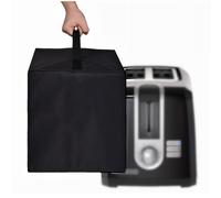 Toaster Cover Compatible With BLACK+DECKER T2569B 2-Slice Toaster- 600D Heavy-Duty Nylon, Waterproof, Dustproof, Chew-Resistant, Foldable with Top Handle