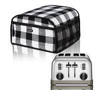 Toaster Cover Compatible with Cuisinart 4 Slice, Appliance Cover with Pockets for Knife & Toast Machine Tongs, Dust Off and Fingerprint Protection