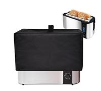 Toaster Cover Heavy Duty Heat-Resistant Waterproof Protective Cover Case Compatible with Mueller UltraToast Toaster 4 Slice MT-110ss/Elite Gourmet ECT-3100 Long Slot 4 SliceToaster (Black)
