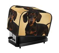 Toaster Covers 2 Slice,A Cute Dachshund Bread Toasters Oven Cover Dustproof Washable Toaster Cover Kitchen Small Appliance Covers Bakeware Protector For Dining Room Home Table Decor Gifts