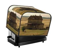 Toaster Covers 4 Slice,House On The Prairie Bread Toaster Oven Cover Dustproof Washable Kitchen Small Appliance Covers Bakeware Protector For Dining Room Home Table Decor Gifts