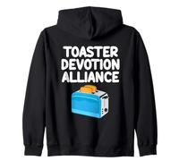 Toaster Devotion Alliance Bread Slice Kitchen Appliance Zip Hoodie