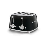 Toaster for Four Slices with a Power of 2000 W from Smeg TSF03BLEU - Black