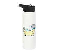 Toaster in the Bath Funny Word Game Rejection of the 80e Stainless Steel Insulated Water Bottle