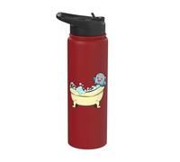 Toaster in the Bath Funny Word Game Rejection of the 80e Stainless Steel Insulated Water Bottle