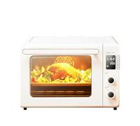 Toaster Oven Air Fryer, 24L 2000W Convection Countertop Rotisserie Chicken 36Qt 3-Tier, 8-in-1 Smart Stainless Steel 80°F - 500°F Quick & Even Crisp(White)