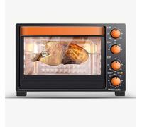 Toaster Oven Air Fryer,Convection Ovens, 35L Large Capacity Small Household Baking, 1500W Power,- 7 Cook Functions Rotisserie, Bake, Broil (Black)