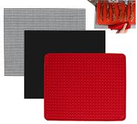 Toaster Oven Air Fryer Reusable Mats Accessories 10 x 12, Compatible with Cuisinart, Breville, Black and Decker + More, Non-Stick, Easy Clean, Food Safe Oven Liner Replacements for Parchment Paper