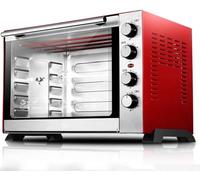 Toaster Oven, oven mini air fryer 60L Mini Convection Electric with Baking Tray, Wire Rack and Rotating Skewer (100-250°C), with Multiple Cooking Functions & Grill, Metal/Glass Ai