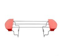 Toaster Warming Rack with Practical Design Holder for Toast, Bread, and Sandwiches (Red)