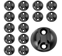 TOATELU 15 Pack of Aircraft Track Anchor Points Round Load Fixing Aircraft Rail Accessories for Airplanes RV Van Ambulance